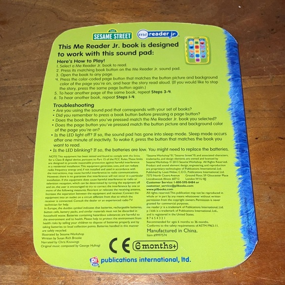 Sesame Street Me Reader Jr. Book Set - great books & can work with a sound pad - Picture 5 of 16